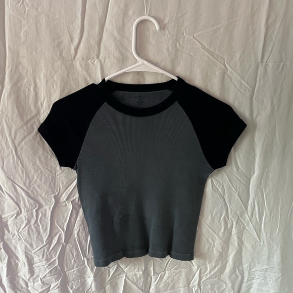 Brandy Melville Tops - navy blue brandy melville/john galt crop top!